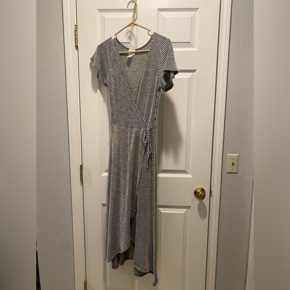 Faux wrap dress